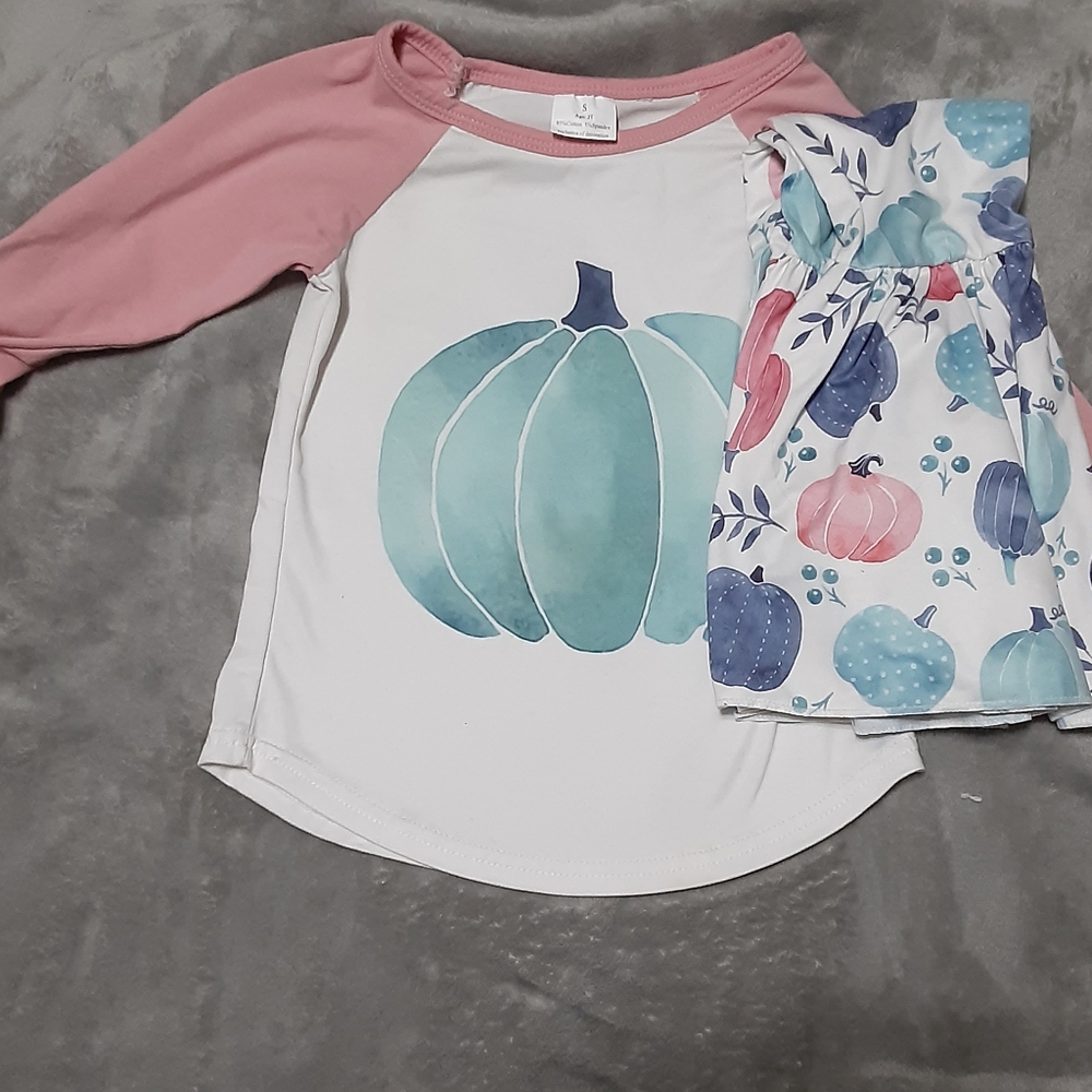 2 piece pumpkin outfit